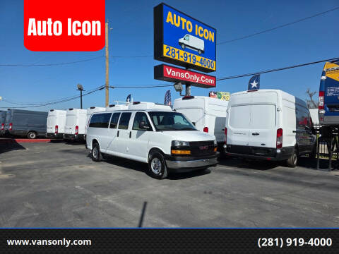 2018 GMC Savana for sale at Auto Icon in Houston TX