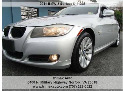 2011 BMW 3 Series for sale at Trimax Auto Group in Norfolk VA