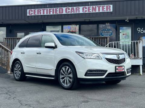 2014 Acura MDX for sale at CERTIFIED CAR CENTER in Fairfax VA