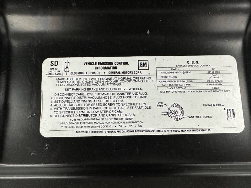 1972 Oldsmobile Cutlass