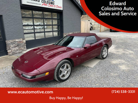 1993 Chevrolet Corvette for sale at Edward Colosimo Auto Sales and Service in Evans City PA
