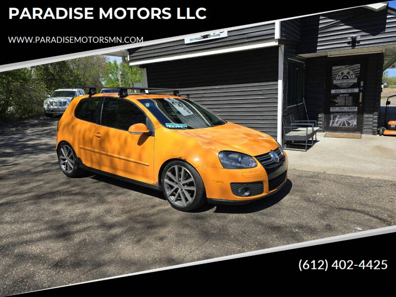 2007 Volkswagen GTI for sale at PARADISE MOTORS LLC in Cambridge MN