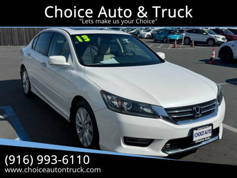 2013 Honda Accord for sale at Choice Auto & Truck in Sacramento CA
