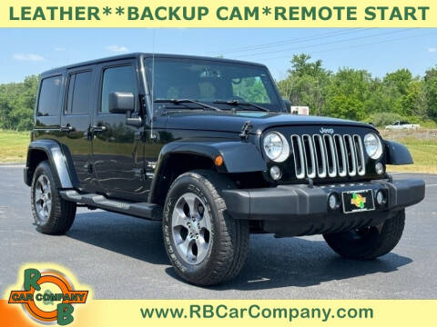 2016 Jeep Wrangler Unlimited for sale at R & B CAR CO - R&B CAR COMPANY in Columbia City IN
