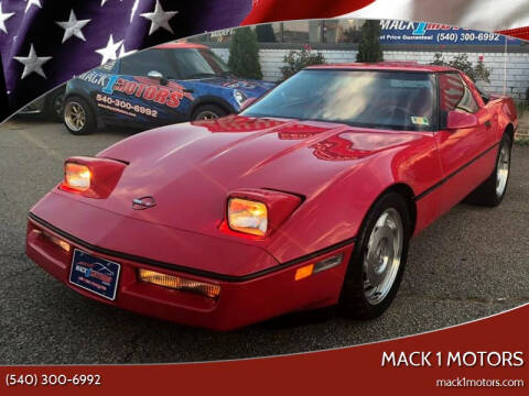 1987 Chevrolet Corvette for sale at Mack 1 Motors in Fredericksburg VA