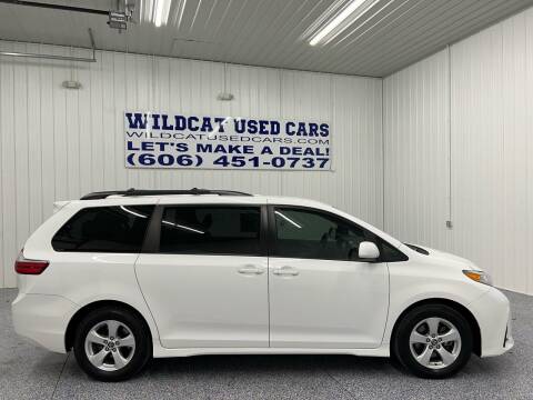 2018 Toyota Sienna for sale at Wildcat Used Cars in Somerset KY
