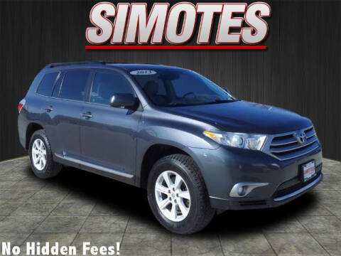 2013 Toyota Highlander for sale at SIMOTES MOTORS in Minooka IL