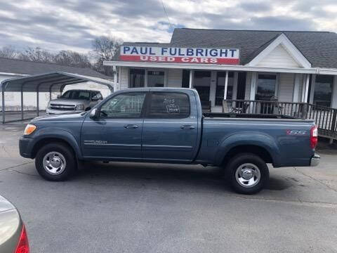 2005 Toyota Tundra for sale at Paul Fulbright Used Cars in Greenville SC