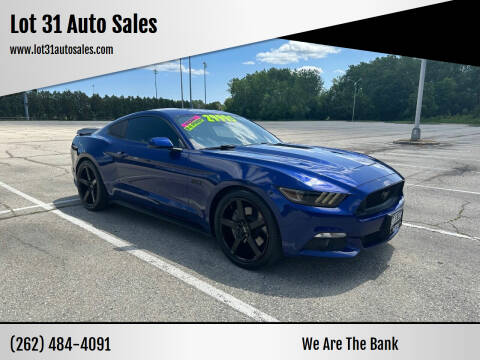 2016 Ford Mustang for sale at Lot 31 Auto Sales in Kenosha WI