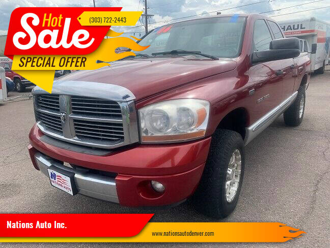 2006 Dodge Ram Pickup 1500 for sale at Nations Auto Inc. in Denver CO