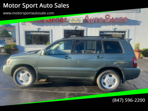 2006 Toyota Highlander for sale at Motor Sport Auto Sales in Waukegan IL
