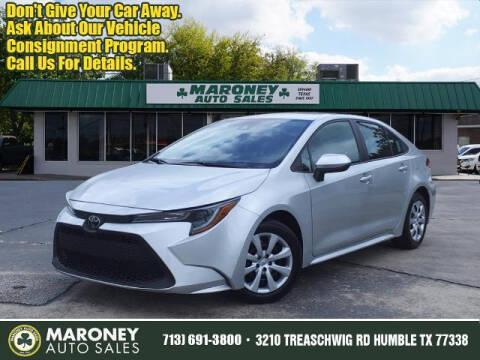 2020 Toyota Corolla for sale at Maroney Auto Sales in Humble TX
