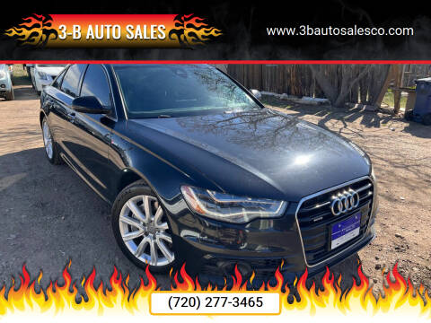 2013 Audi A6 for sale at 3-B Auto Sales in Aurora CO