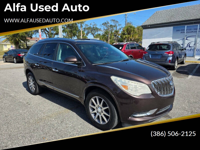 2015 Buick Enclave for sale at Alfa Used Auto in Holly Hill FL