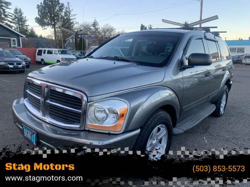 2005 Dodge Durango for sale at Stag Motors in Portland OR