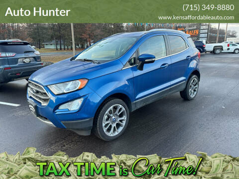 2020 Ford EcoSport for sale at Auto Hunter in Webster WI