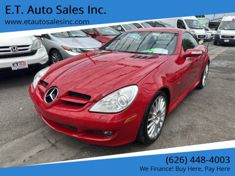2008 Mercedes-Benz SLK for sale at E.T. Auto Sales Inc. in El Monte CA