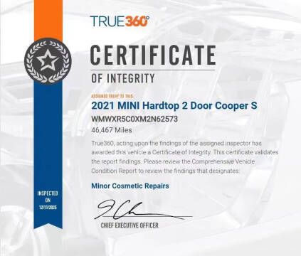 2021 MINI Hardtop 2 Door Cooper S