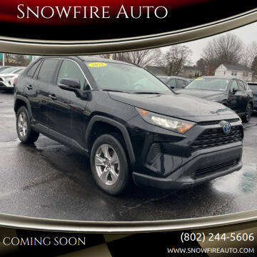 2022 Toyota RAV4 Hybrid for sale at Snowfire Auto in Waterbury VT