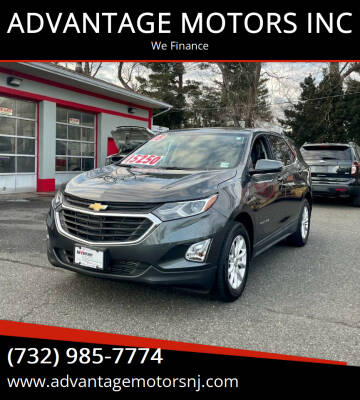 2018 Chevrolet Equinox for sale at ADVANTAGE MOTORS INC in Edison NJ