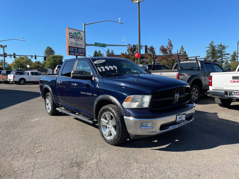 2012 RAM 1500 for sale at SIERRA AUTO LLC in Salem OR