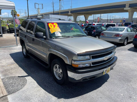 2002 Chevrolet Tahoe for sale at Texas 1 Auto Finance in Kemah TX