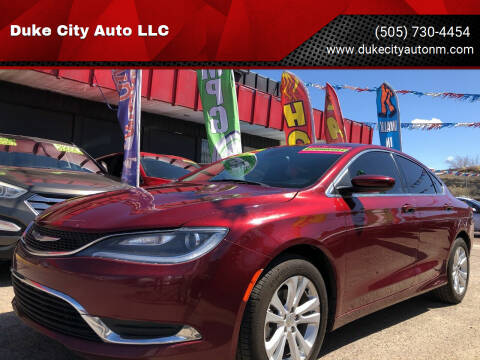2015 Chrysler 200 for sale at Duke City Auto LLC in Gallup NM