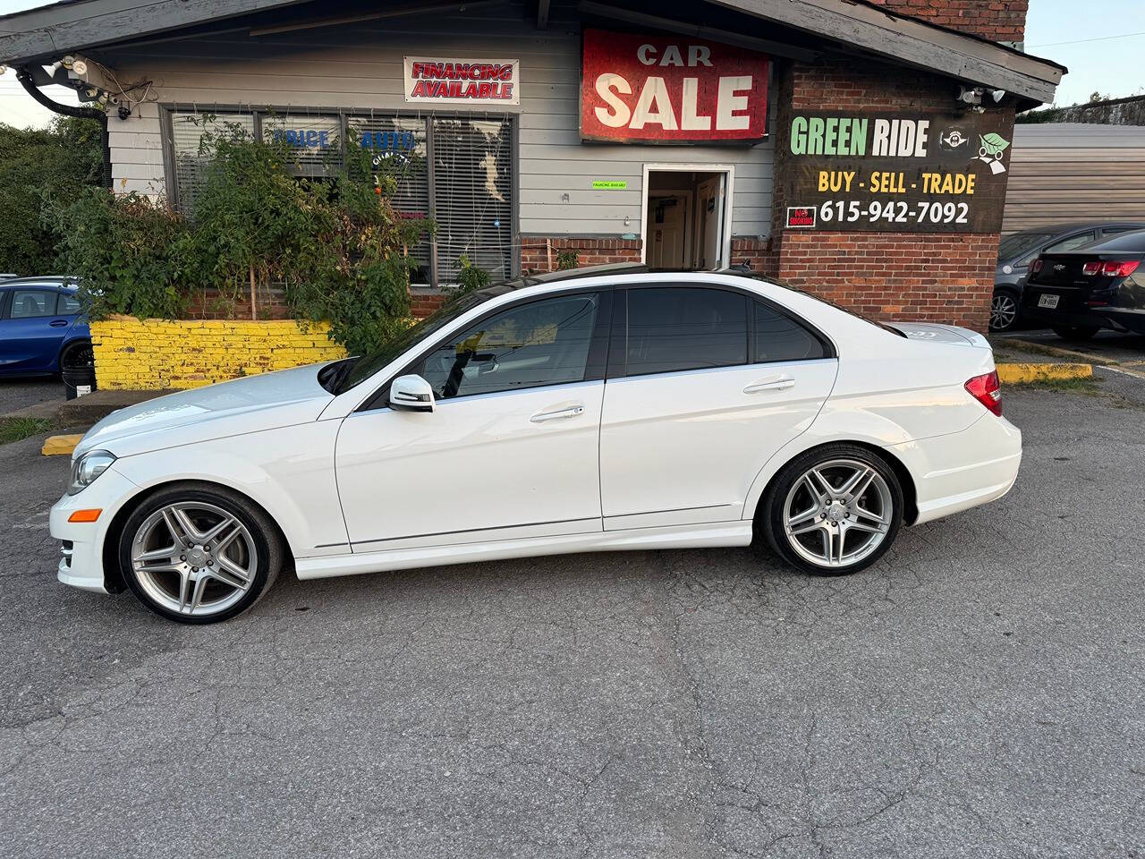 2013 Mercedes-Benz C-Class for sale at Green Ride LLC in NASHVILLE, TN