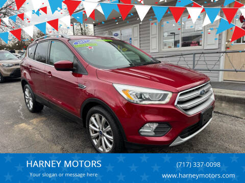 2017 Ford Escape for sale at HARNEY MOTORS in Gettysburg PA