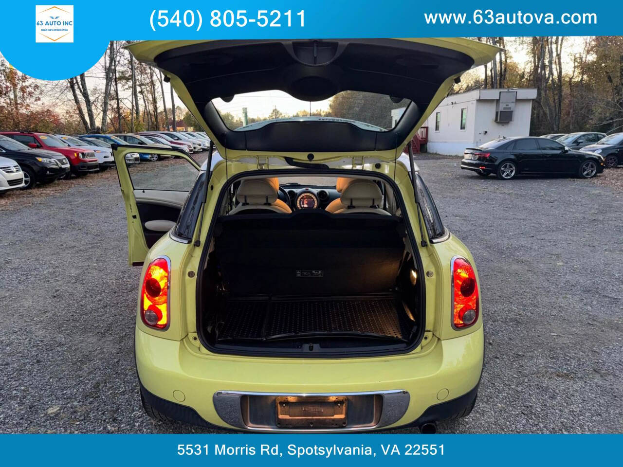 2011 MINI Cooper Countryman for sale at 63 Auto Inc in Spotsylvania, VA