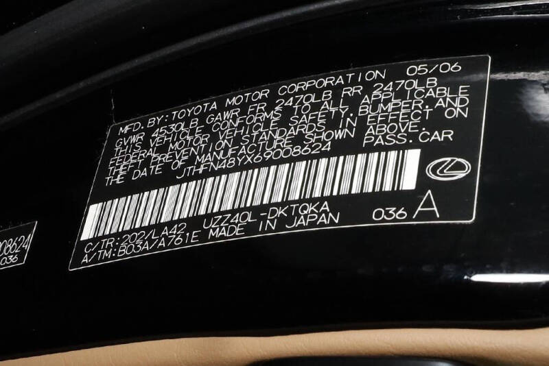 2006 Lexus SC 430