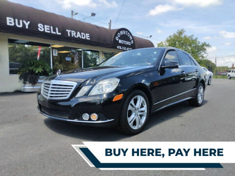 2010 Mercedes-Benz E-Class for sale at DOWNTOWN MOTORS in Macon GA