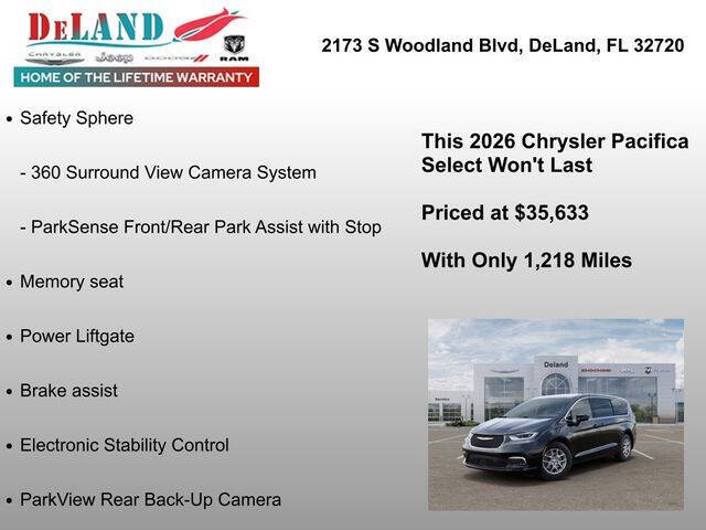 2026 Chrysler Pacifica Select