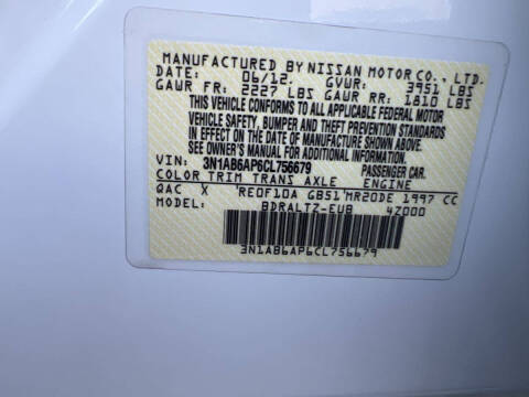 2012 Nissan Sentra 2.0 S