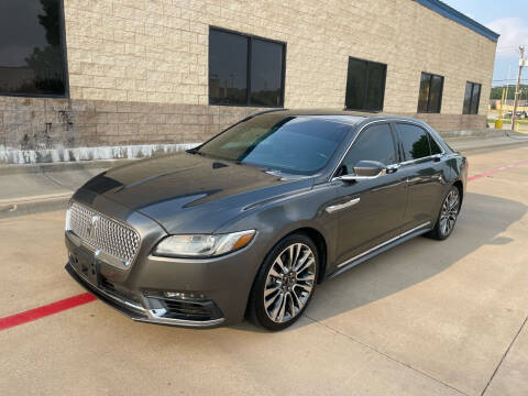 2017 Lincoln Continental for sale at Dream Lane Motors in Euless TX