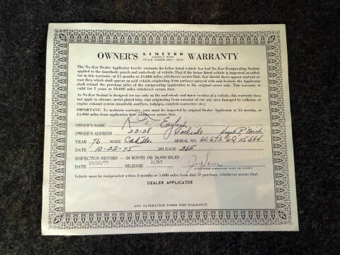 1976 Cadillac Eldorado