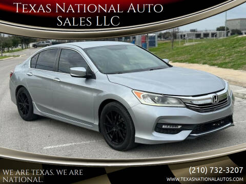 2017 Honda Accord for sale at Texas National Auto Sales LLC in San Antonio TX