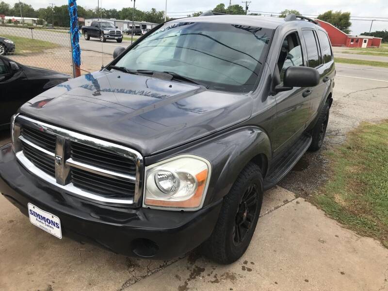 2004 Dodge Durango for sale at Simmons Auto Sales in Denison TX