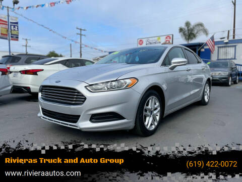 2016 Ford Fusion for sale at Rivieras Truck and Auto Group in Chula Vista CA