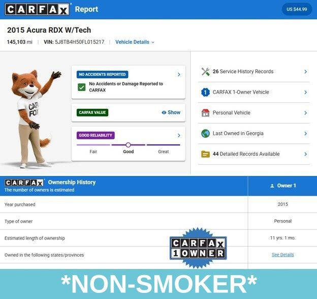 2015 Acura RDX w/Tech