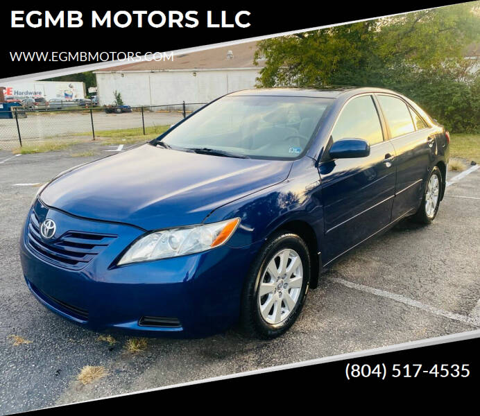 2007 Toyota Camry Hybrid for sale at EGMB MOTORS in Midlothian VA