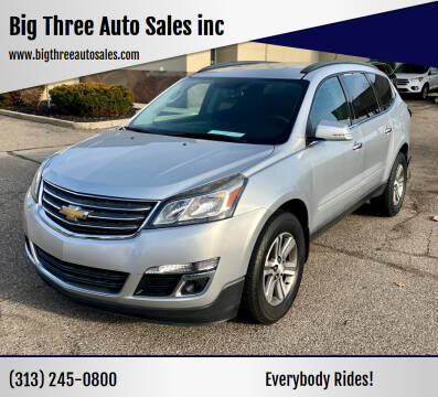 2015 Chevrolet Traverse for sale at Big Three Auto Sales inc in Detroit MI