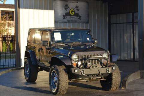 2013 Jeep Wrangler Unlimited for sale at G MOTORS in Houston TX