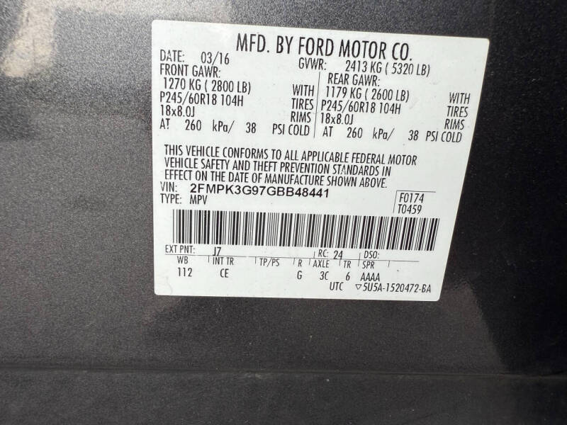 2016 Ford Edge SE