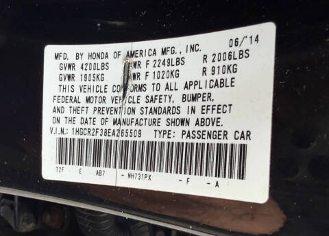 2014 Honda Accord LX