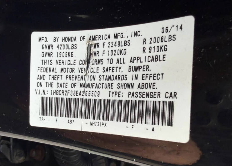 2014 Honda Accord LX