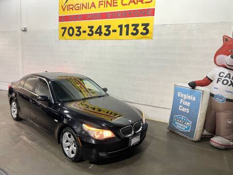 2008 BMW 5 Series for sale at Virginia Fine Cars in Chantilly VA