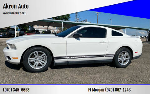 2011 Ford Mustang for sale at Akron Auto in Akron CO