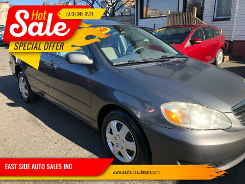 2008 Toyota Corolla for sale at EAST SIDE AUTO SALES INC in Paterson NJ