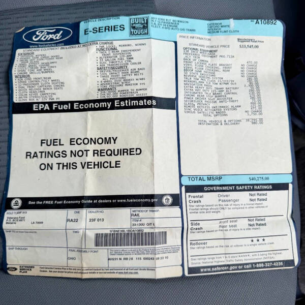 2011 Ford E-350